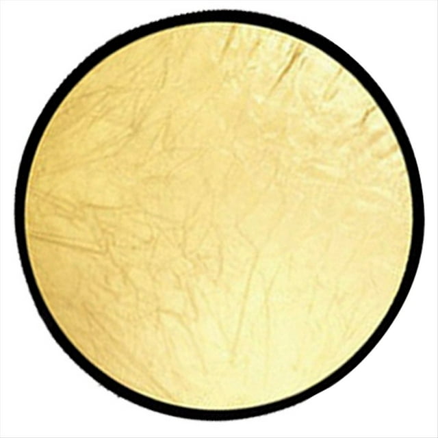 Photography Reflector 2-in-1 Gold Silver Foldable Mini Round Portable Suitable for Studio Diffuser,1 * Reflector 1 * storage bag,Gold-Silver