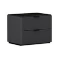 thumbnail image 2 of Whiteline Modern Living Massimo Nightstand, Dark Grey/Black, 2 of 3