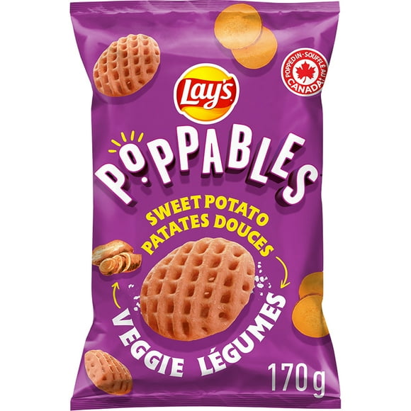 Lay’s Poppables Veggie Sweet Potato, Potato & Veggie Snacks, 170 g.
