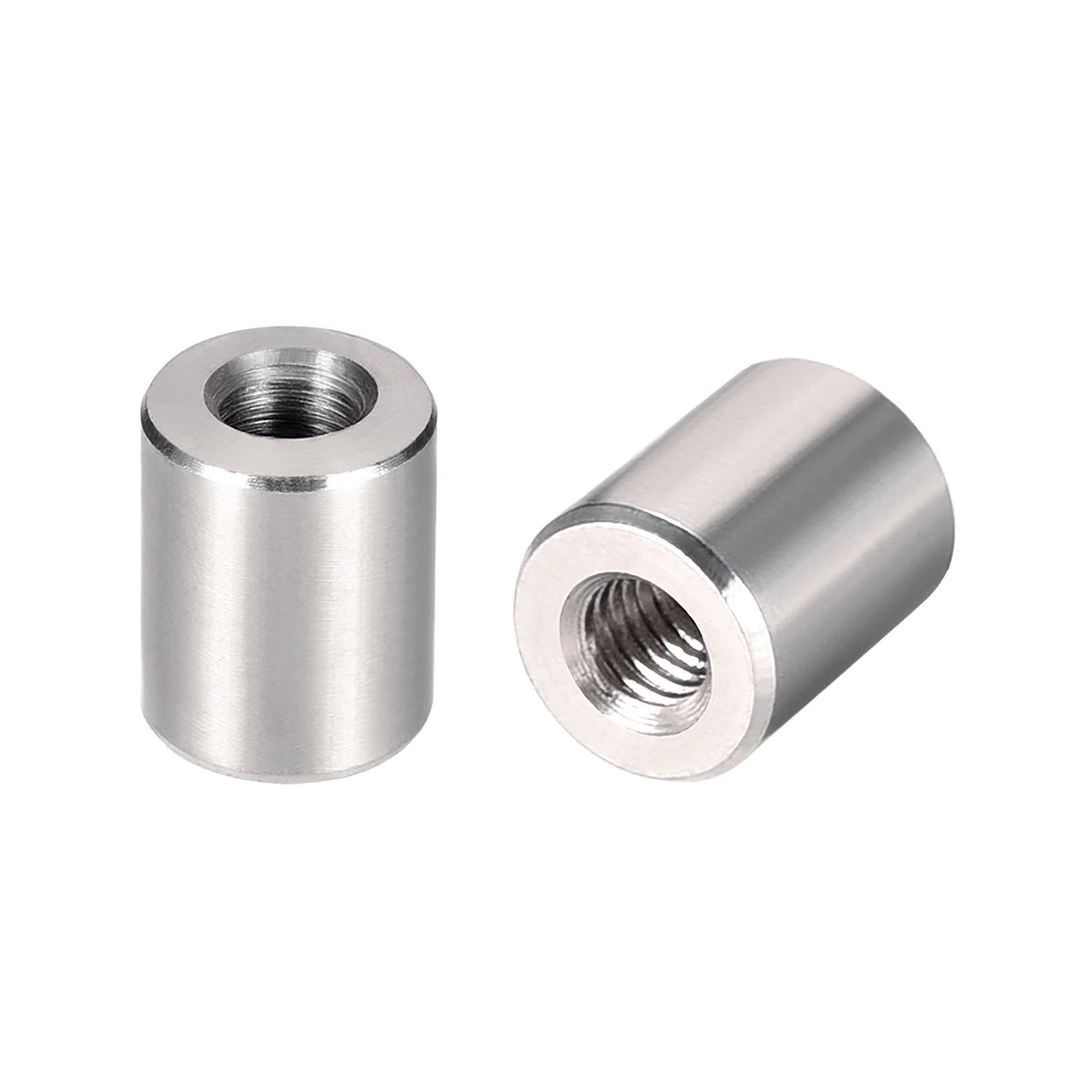 Round Connector Nuts, M4x10mm Height Sleeve Rod Nut Stainless steel