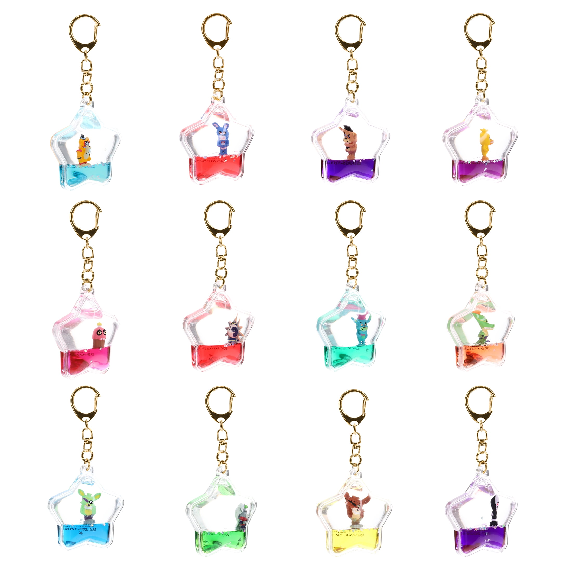 Tsunameez Five Nights at Freddy's Blind Bag Keychain – Mystery 2" Liquid-Filled FNAF Figure Collectible (Styles Vary)