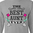 thumbnail image 4 of Inktastic The Best Aunt Ever Long Sleeve T-Shirt, 4 of 5
