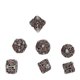 thumbnail image 2 of 7pcs Octopus Pattern Dice Portable Brass Exquisite Hollow Polyhedral Dice Props for Role Playing Game, 2 of 4