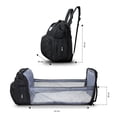 thumbnail image 4 of Mochila Pañalera Idea Nuova cambiador Multifuncional Negro, 4 of 7