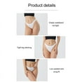 thumbnail image 5 of Xmarks Women's String Bikini Panties High Cut Sexy Stretch Briefs Low Rise Hipster Ladies Sexy Cheeky Underwear Seamless S-XL, 5 of 5