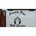 thumbnail image 1 of Country Boys Will Survive Car or Truck Window Decal Sticker, 1 of 1