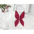 thumbnail image 5 of Pajarita Ajustable Color Sólido Pre-Atado Nudo De Proa Decoración De Traje De Marinero Para Mujer Rojo Vino Talla única, 5 of 5