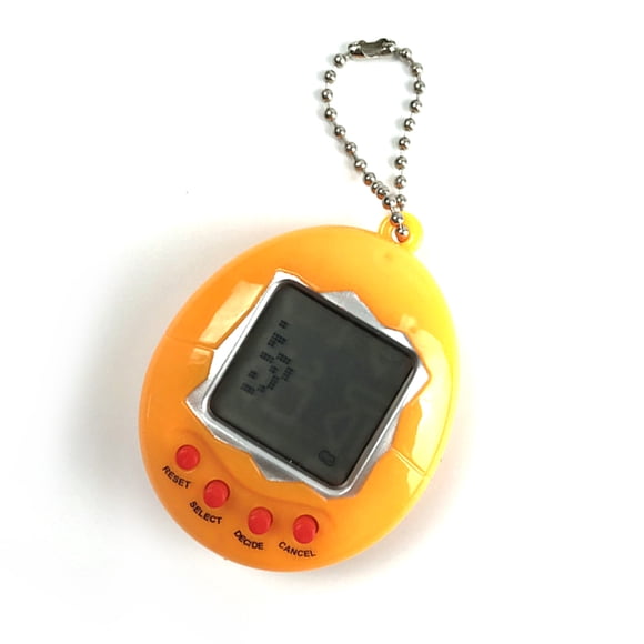 Inteprter Máquinas electrónicas para mascotas Descompresión interesante Juguetes para mascotas alimentados por Regalos de cumpleaños Videojuegos y accesorios Amarillo