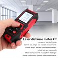 thumbnail image 3 of Télémètre infrarouge portable, altimètre laser portable, mesure intérieure de haute précision (40 mètres), 3 of 4