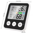 thumbnail image 4 of POINTERTECK Bedroom Living Room LCD Screen Hygrometer Thermometers to Measure Humidity and Temperature with Dual Sensors, 4 of 9