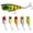 E, variant on 6-Color Popper Minnow Hard Lure Bait,Artificial Swimbait for Freshwater Fishing,Topwater Bass Tackle Gear,Hard Plastic Fishing Supply