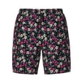 thumbnail image 4 of Lsque Mens Swim Trunks Daisies Flowers Pattern - Bathing Suit Compression Liner - Beach Swim Shorts Swimwear - (S-3XL) - Stretch Quick Dry -Medium, 4 of 9