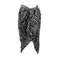 thumbnail image 1 of Ropa Playa Ocean Pacific para Mujer Pashmina Larga Estampado Geométrico Negro Talla Única, 1 of 4