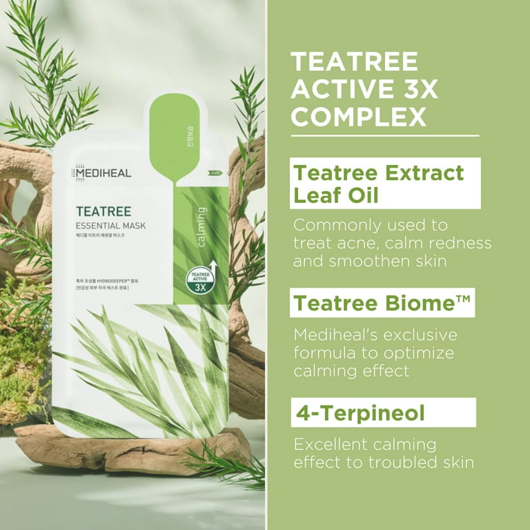 Mediheal Tea Tree Essential Blemish Control Mask 10 Sheets