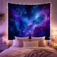 thumbnail image 2 of Deep-Space Nebula and Starfield Against Cosmic Navy Sky, Majestic Celestial for Space Lovers, Astronomy Wall Art, Halloween Gift Tapestry Wall Hanging for Bedroom and Living Room, 2 of 7