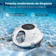 thumbnail image 2 of Limpiador Robótico Inalámbrico INSE Y10 - Aspiradora Automática, 90 Min Autonomía, Autoestacionamiento, Ideal para Piscinas Planas hasta 1100 Pies², 2 of 9