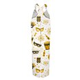 thumbnail image 3 of Fgvctg Womens Mardi Gras Jumpsuits Wide Leg Pant Parade Mask Graphic Overalls Sleeveless Rompers Carnival Party Spaghetti Straps Jumpsuits Loose Bib Overalls With Pockets Earthy Yellow L, 3 of 4