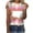 Pink, variant on Cute Summer Crop Tops for Women Womens T Shirts Loose Fit Summer Clothes Outfits Women Over 50 Everyday