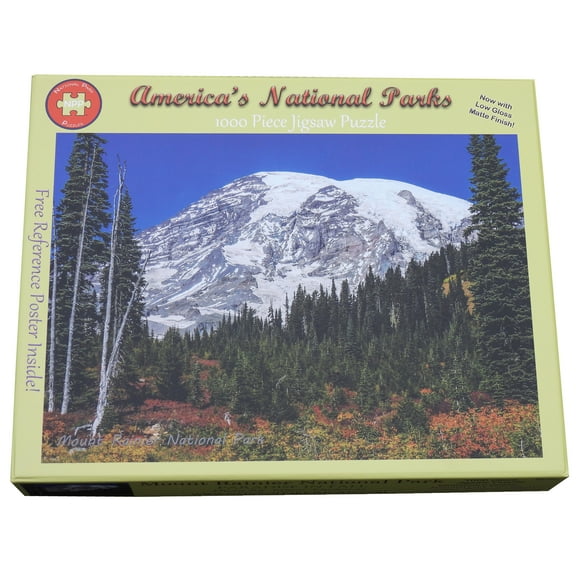 National Park Puzzles Mount Rainier National Park Paradise In The Fall 1000 Piece Puzzle