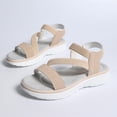 thumbnail image 3 of Womens Open Toe Hiking Sandal Women Slip On Sport Walking Sandal Straps Beach Vacation Casual Camping Breathable Summer Soft Sole Flat Sandals, 3 of 9