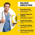 thumbnail image 4 of CAMBIVO Ankle Compression Socks for Men & Women, Ankle Brace for Plantar Fasciitis Relief, Breatheble Foot Brace Ankle Wrap for Sprain and Fitness, 4 of 7