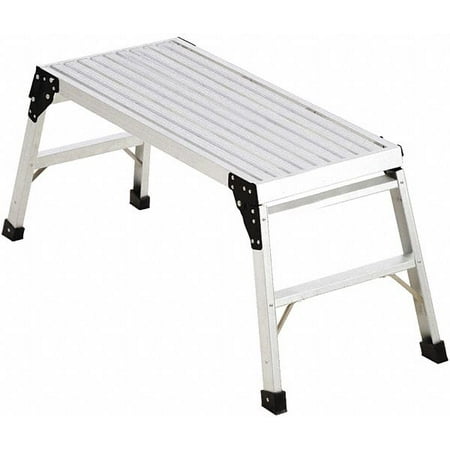 - Work Platform, Aluminum, Single Access Platform Style, 20-9/16
