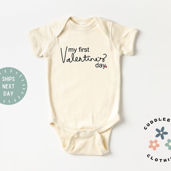 My First Valentines Day Baby Bodysuit, Valentines Baby, First Valentines Day, New Grandbaby , New baby Gift