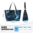 thumbnail image 4 of Honeii Celestial Ram Night Sky for Tote Bag with Adjustable Strap,Beach Bag, Waterproof Sandproof Beach Tote Bag, Large Capacity Foldable Beach Bags, 4 of 7