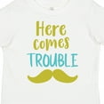 thumbnail image 4 of Inktastic Here Comes Trouble, Mustache, Moustache Boys or Girls Toddler T-Shirt, 4 of 5