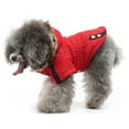 thumbnail image 3 of Chaqueta con cinturón de seguridad Abrigo de invierno para cachorros - ropa para cachorros, 3 of 5
