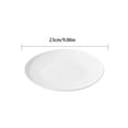 thumbnail image 3 of Leodye 1PCS Plastic Round Dinner Plates Lightweight Reusable Tableware Dishes for Household Daily Food Serving -9.06 × 0.39 in, 3 of 6