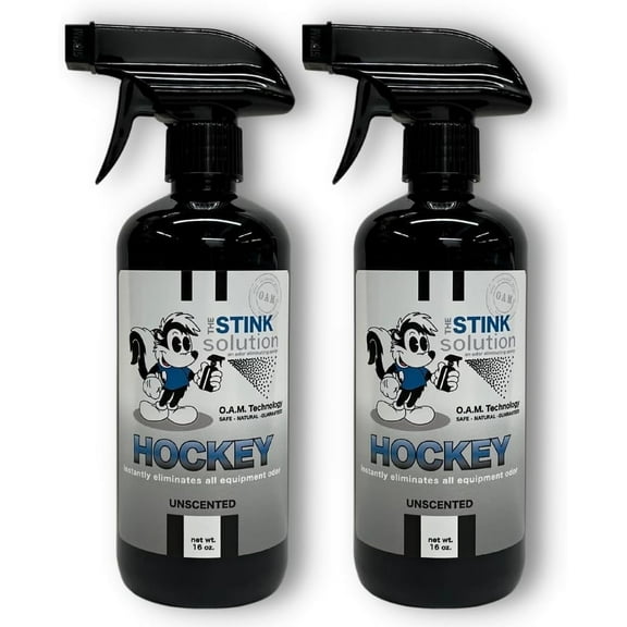The Stink Solution Hockey Odor Eliminator Spray, Unscented, 16 oz, 2 Count