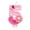 E, variant on Number 2 Birthday Cake Candle with Glitter, Flower, and Butterfly, Single Piece, Pink, for Second Birthday, Cake Decoration