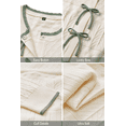 thumbnail image 6 of Arach&Cloz Women’s Bow Sweaters Fall Color Block Casual Cardigan Sweaters 2025, 6 of 7