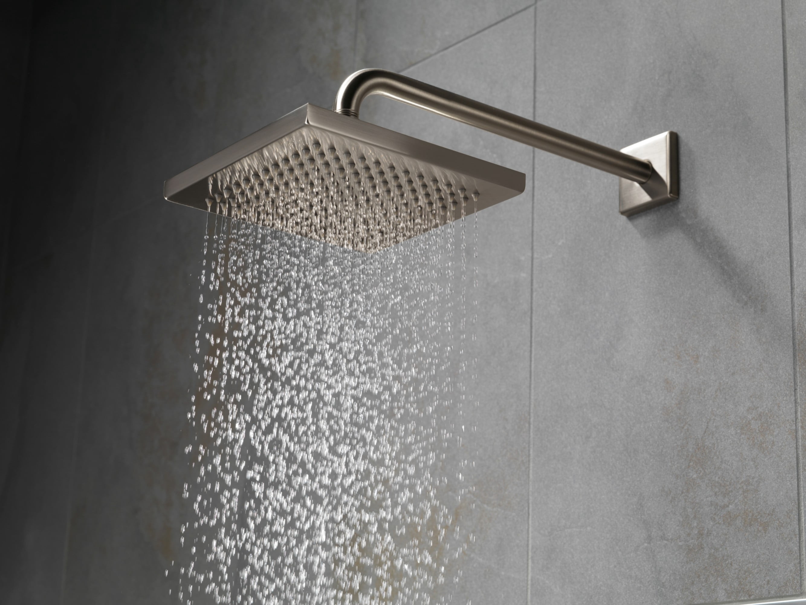 Delta: Metal Raincan Shower Head Assembly