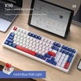 thumbnail image 1 of K98 Gamer Keypad 100Keys Hot-Swap Keyboard Puerto USB ruso para PC Desktop Gamer, 1 of 6