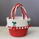 thumbnail image 2 of Firefly hope Bolso de hombro tejido para mujer, bolso de mano y neceser, elegante bolso de playa de verano, 19 x 15 x 19 cm (rojo)., 2 of 5