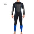 thumbnail image 4 of Naiovety Trajes de neopreno cuerpo completo buena elasticidad espesado mantener caliente traje de buceo deportes acuáticos profesionales accesorios Deportes acuáticos hombres negros XXL Naiovety OD020701-05, 4 of 6