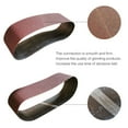 thumbnail image 5 of 3 x 18 inch Sanding Belt Assortment Packs,12 Pcs(4 Each of 80 120 150 Grit) Aluminum Oxide Abrasive Belts for Sander, 5 of 6