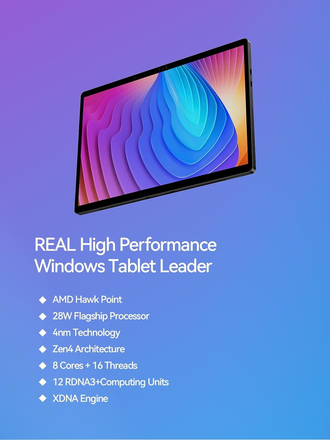 MINISFORUM V3 Windows Laptop, 3 in 1 PC with AMD Ryzen 7, 32GB RAM