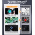 thumbnail image 4 of Minimicroscopio para niños, Microscopio de Bolsillo, Digital Mano 2,0 Pulgadas, portátil en Miniatura, Adecuado fácil Ver Hojas, Insectos, etc Negro, 4 of 6