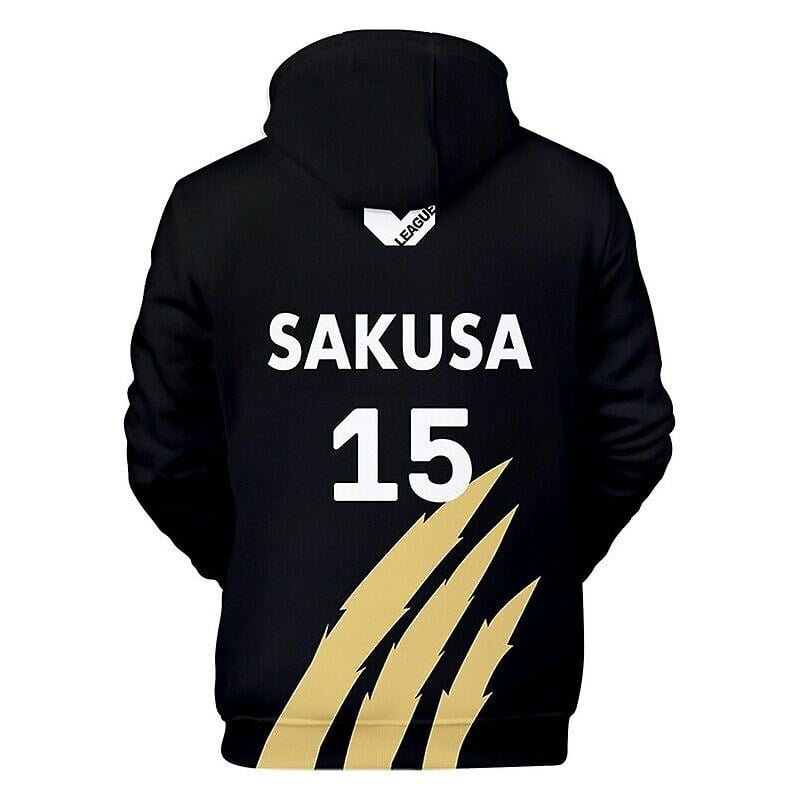 Haikyuu Msby No.15 Sakusa Kiyoomi Cosplay Costume Hoodie Pullover Sweatshirts Walmart