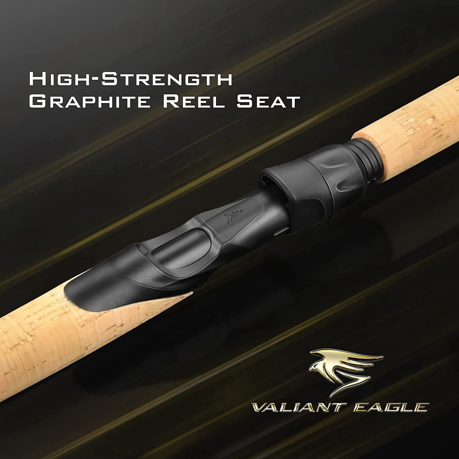 KastKing Passage Travel Fishing Rods, 4  Pack Rods, Casting IM6 Graphite Blank- Valiant Eagle