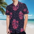 thumbnail image 5 of High Quality Hawaiian Shirts for Men Short Sleeve Aloha Beach Shirt Floral Summer Casual Button Down Shirts Blouses GDTOFY, 5 of 7