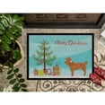 thumbnail image 3 of Carolines Treasures BB8478MAT Toy Poodle Christmas Door Mat Indoor Rug or Outdoor Welcome Mat 18x27 Doormat  27"L x 18"W, 3 of 4