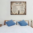 thumbnail image 5 of HFDF The Ten Commandments Wall Art 10 Commandments Christian Bible Verse Religion Scripture Pictures Wall Decor Canvas Painting Prints Artwork for Church Living Room Bedroom Office 24x16inch Framed, 5 of 6