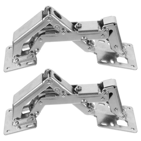 Worgeous  2 Pcs Cabinet Door Lift up Hinge Damped Hydraulic