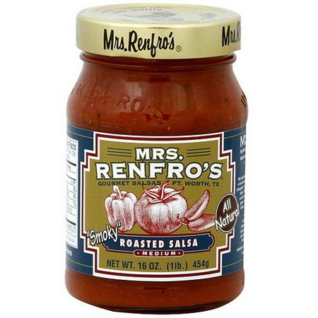 Mrs. Renfro's Medium Roasted Salsa, 16 oz (Pack of 6)
