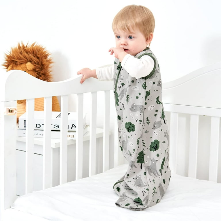 Yoofoss Unisex Baby Sleep Sack 12 18 Months 100 Organic Cotton Wearable Blanket with 2 way Zipper 3 Packs Walmart