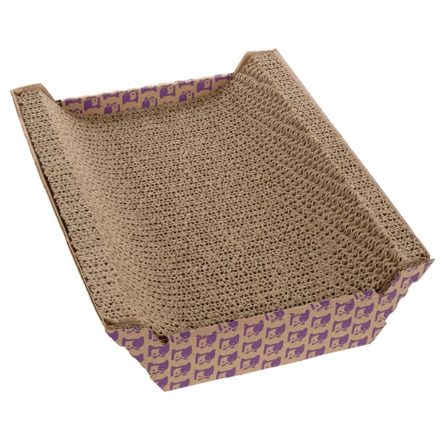 Chaise Cat SmartyKat Super Scratcher, color marrón